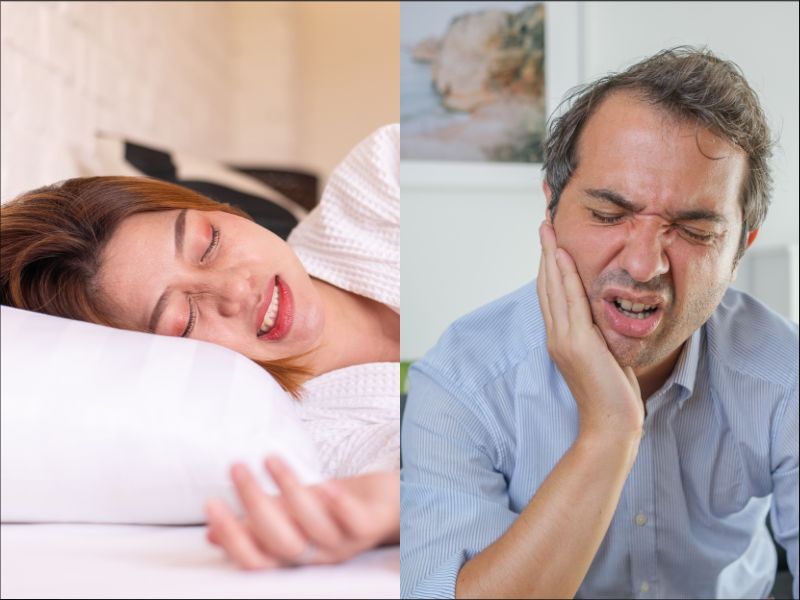 Personas con bruxismo nocturno y diurno