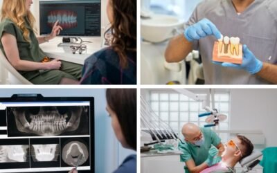 Equipo de una clínica dental especializada realizando un diagnóstico personalizado
