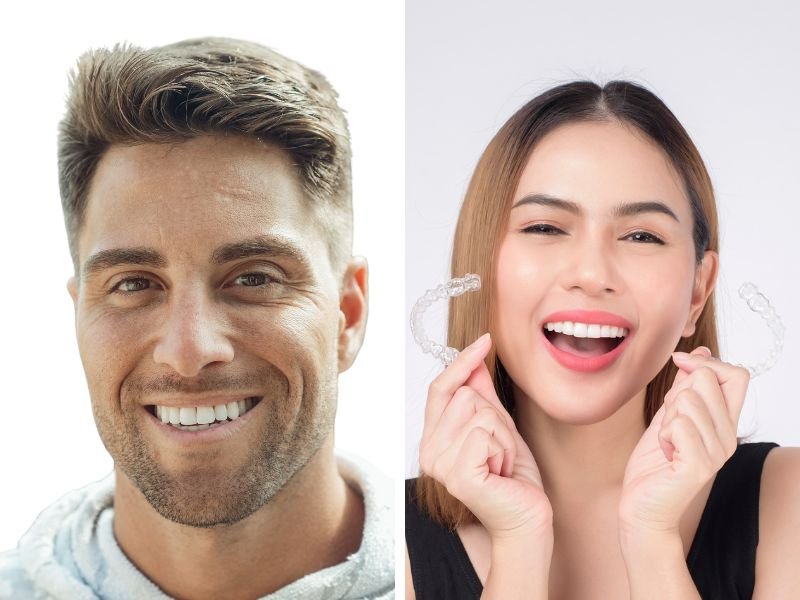 Carillas o ortodoncia invisible para mejorar la sonrisa según cada caso.